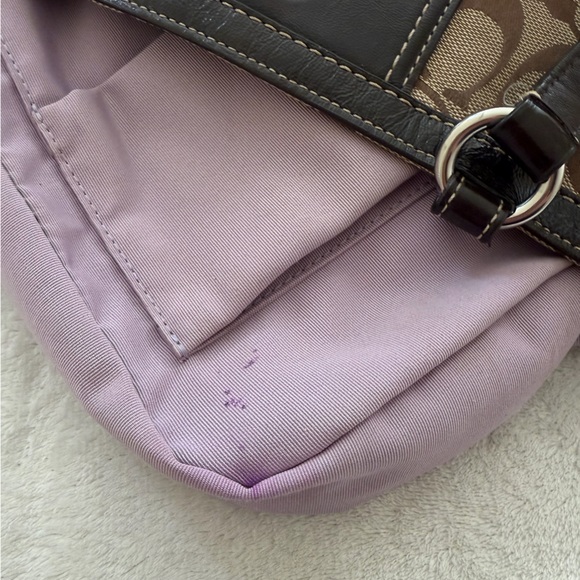 GUC COACH monogram Khaki/brown canvas tote bag - Picture 11 of 14